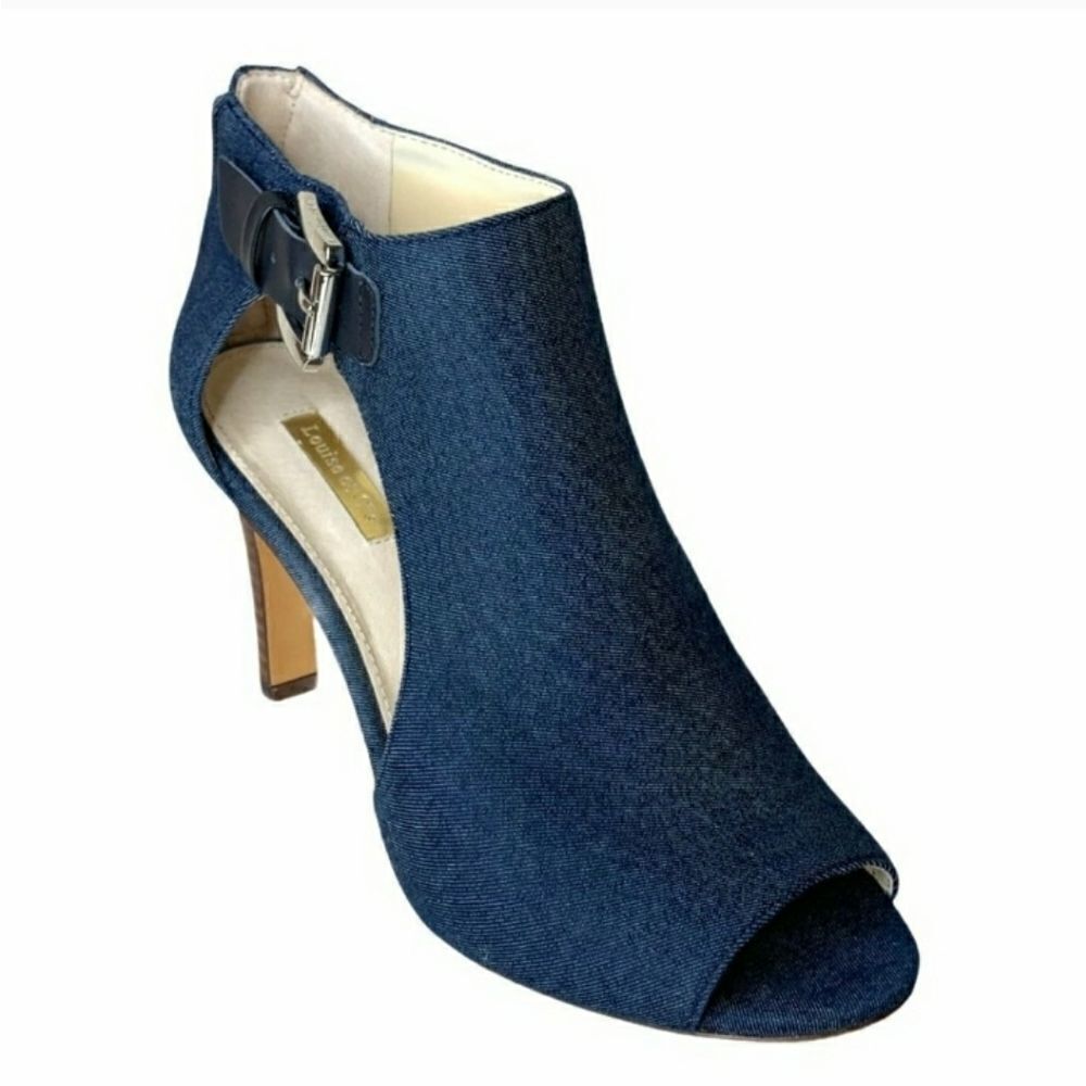 NEW Loise Et Cie Olivia Cutout Booties Blue 9.5